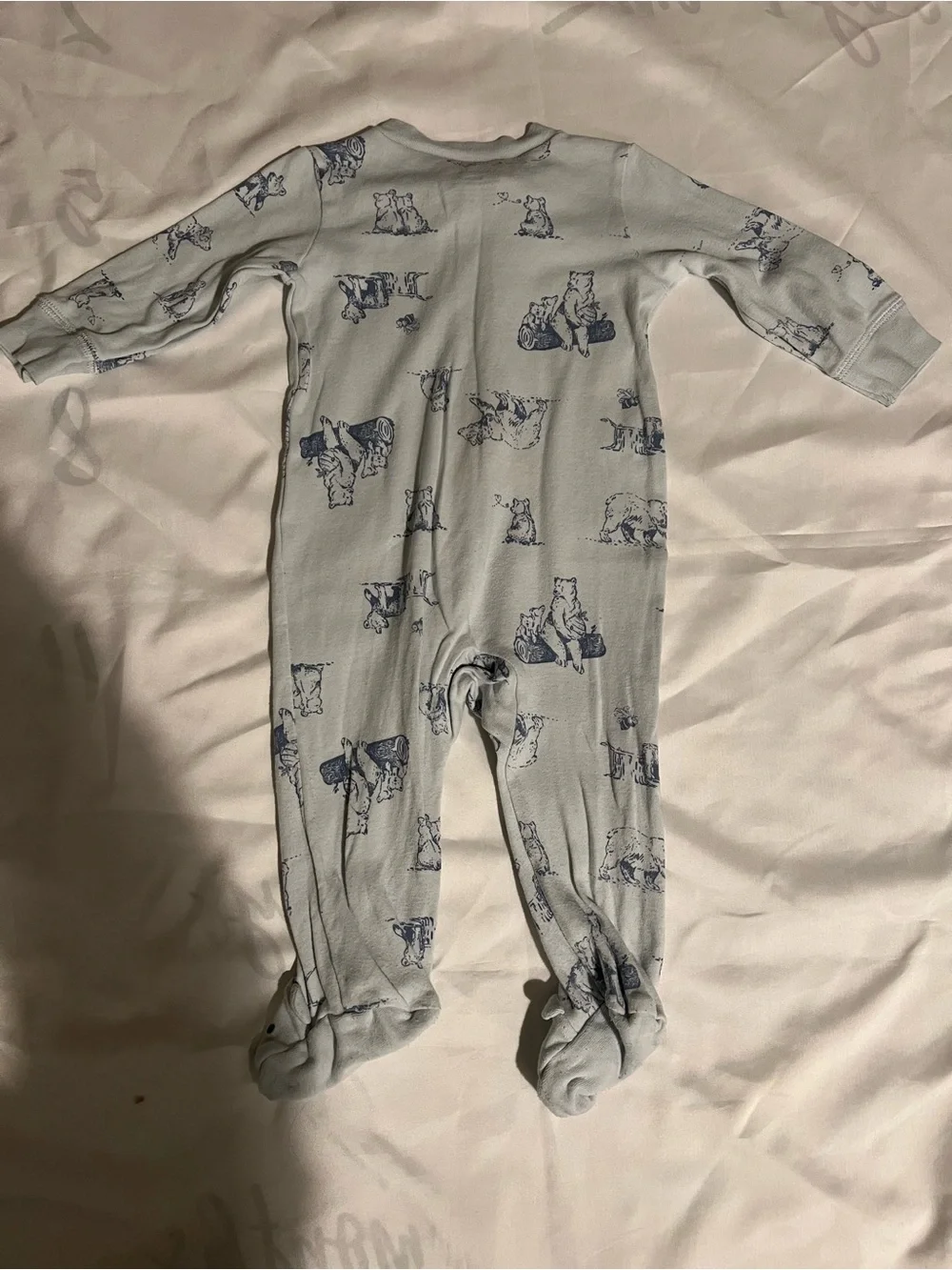 Set of Three Carter’s One-Pieces With One Piece and Footed Pajamas Size 6 Months